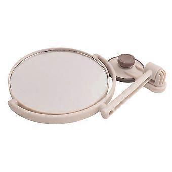 Specchio da bagno con ingrandimento 1X/3X, ventosa, specchio per il trucco regolabile, specchio da bagno a doppia faccia