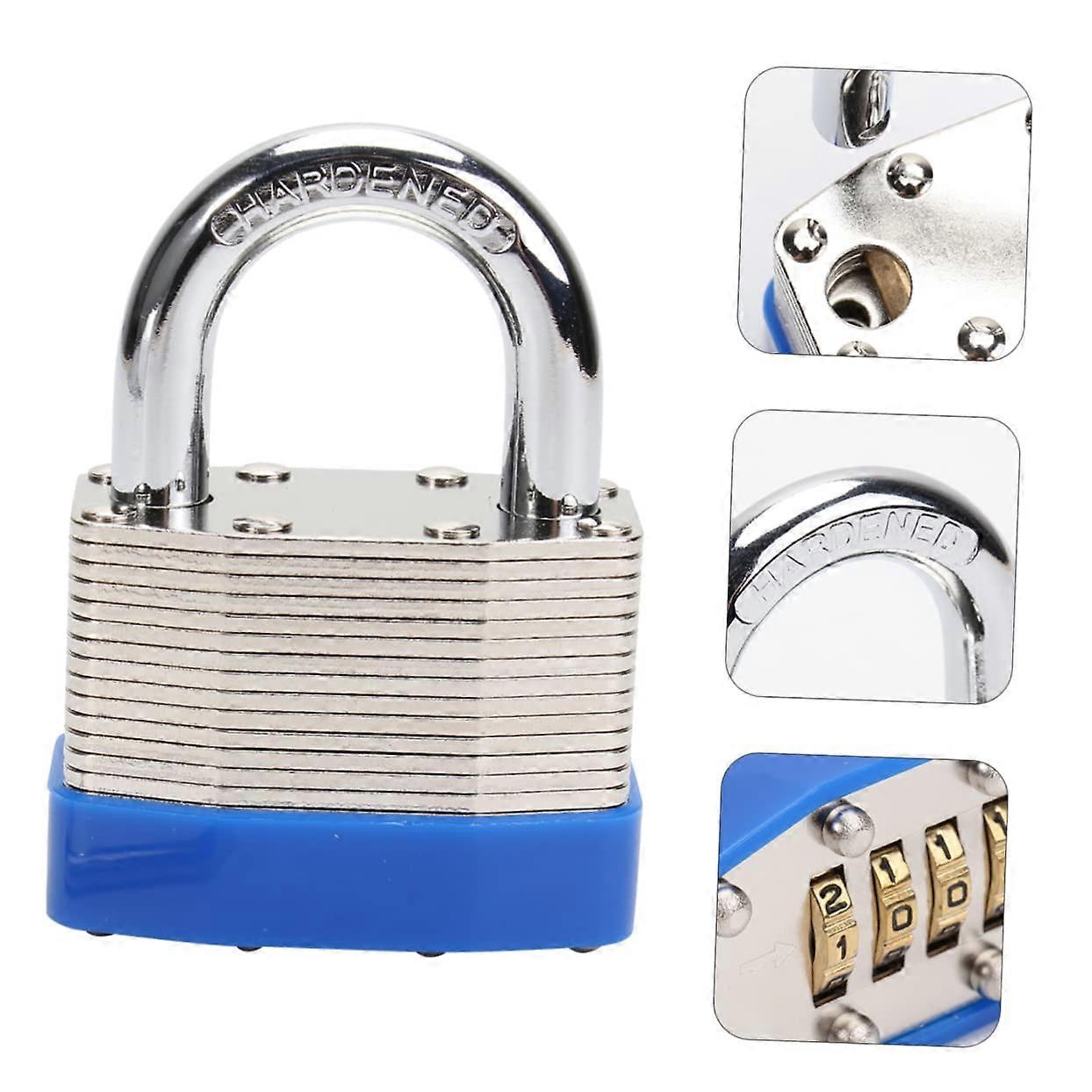 Luggage Combination Lock with Keyless Numeric Code, Resettable Travel Padlock for Suitcases