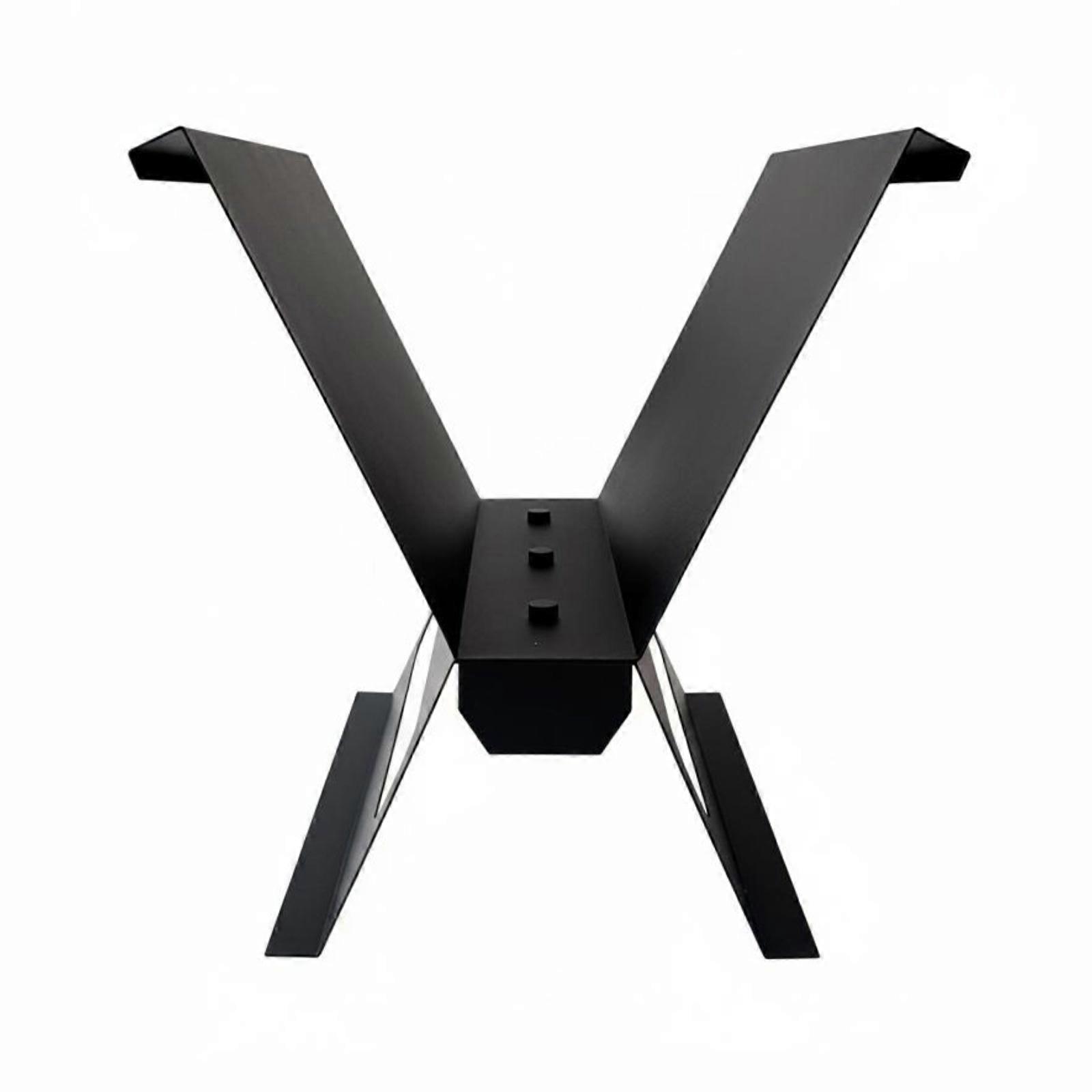 X Shaped Magazine Rack Creative Design Decorative Storage Shelf Stable Support