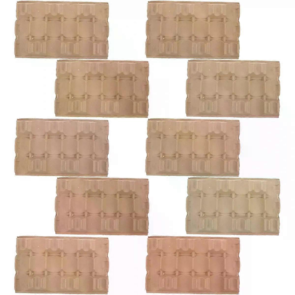 10pcs Wine Bottle Packaging Insert Trays for 750ml Bottles