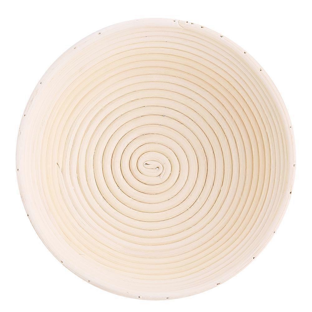 Handmade Unbleached Natural Cane Banneton Proofing Basket Dough Bread Baking Kit