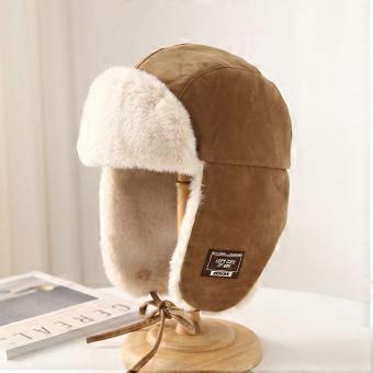 Hats men's and women's autumn and winter Lei Feng hats men's velvet winter ear protectors thickened warm pilots windproof and cold-proof hats women