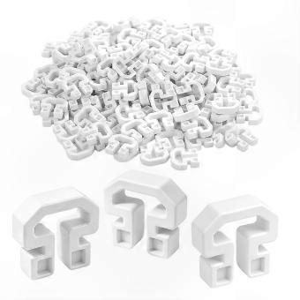 Secure Goal Net Locking: 100PCS Plastic Soccer Goal Lock Net Clips for Football Net Systems