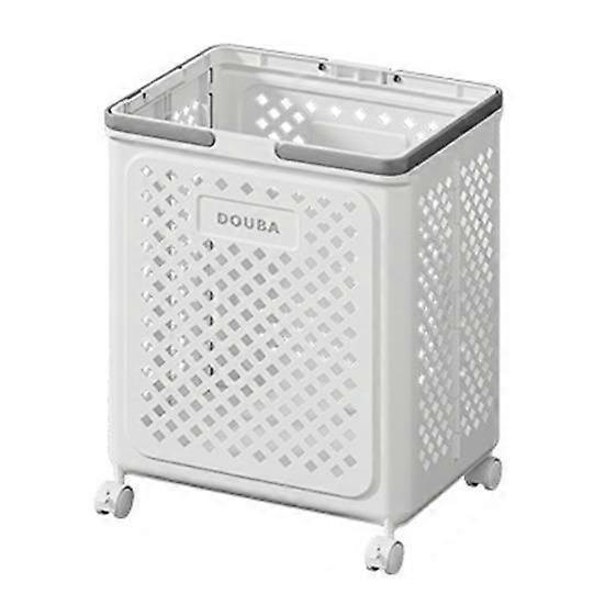 Breathable Foldable Laundry Basket On Wheels