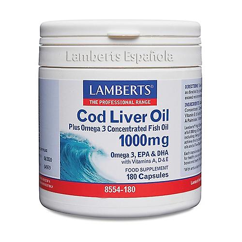 Cod liver oil 180 capsules
