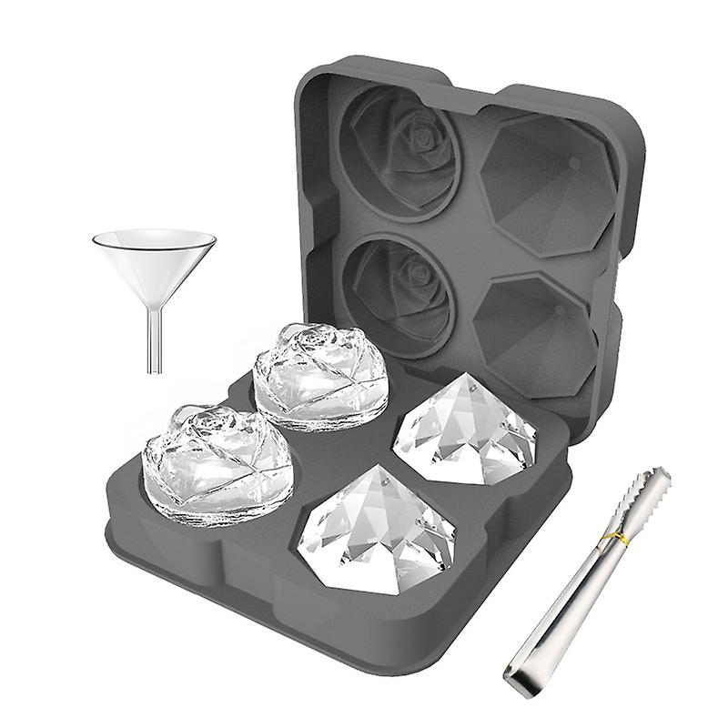 Rosen Eiswürfel Silikonform