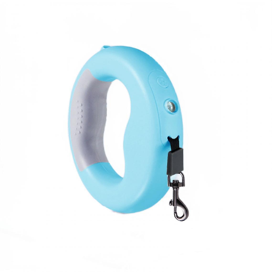 Stable And Durable High-end Abs Lamp 3 Meters Automatic Retractable Traction Rope Pet Lead Rope | Traction (blue)