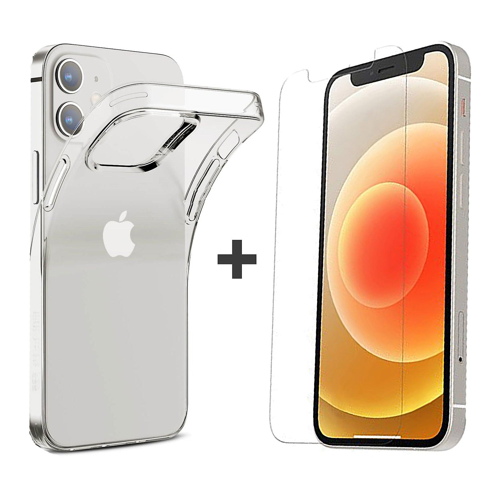 Apple Iphone 12 Pro Max Clear Case Cover And Anti-scratch Front Screen Protector