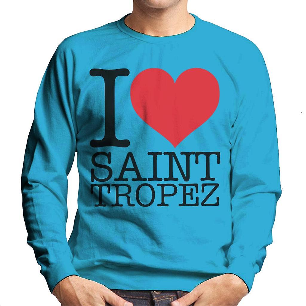 Jeg elsker Saint Tropez menns Sweatshirt