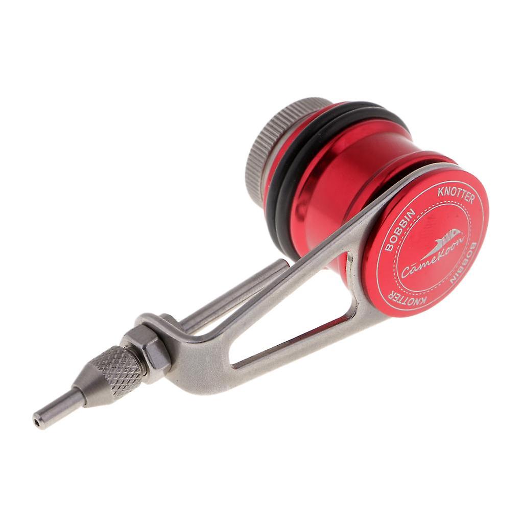 Bobbin Knotter - PE קו מוביל קו קשירת כלי קשירת קשרים ג'יגינג אדום