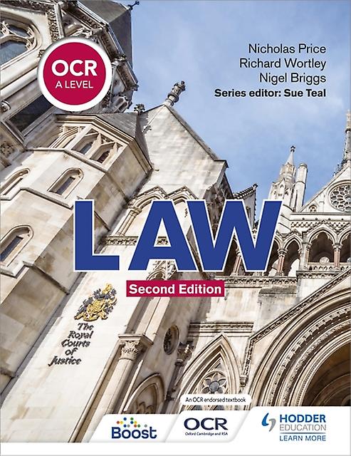 Ocr A Level Law Second Edition by Nicholas Price Paperback Book