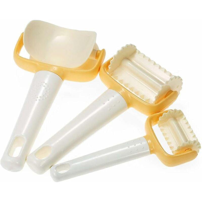 Cookie Cutters Cutters Set, Dough Cutter Wheel Roller, Square Round Cutter, Pizza Cookie Mold Pastry Tool with Circular, Rectangular, Gear - 3 pcs