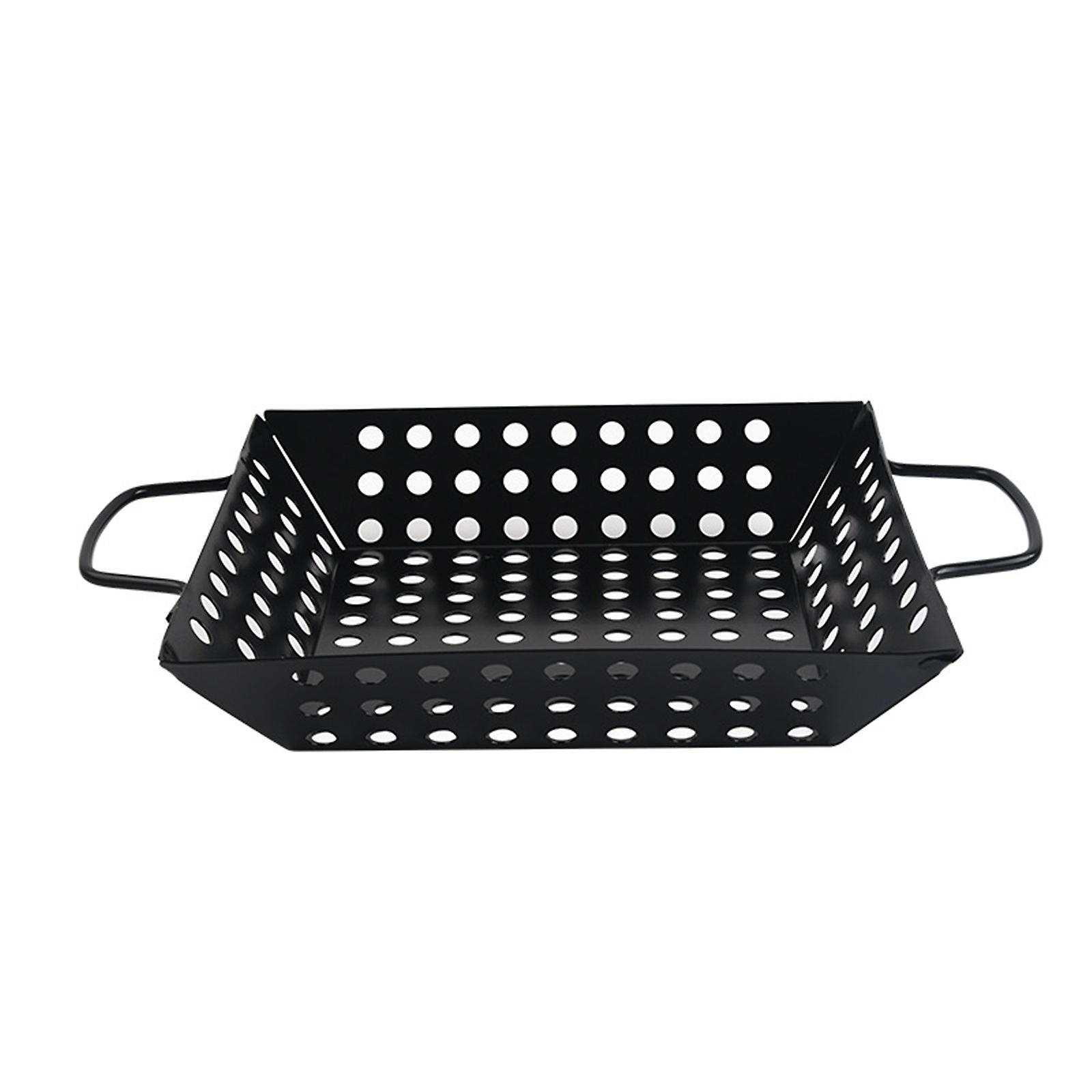 Vegetable Grilling Basket BBQ Grilling Hole Leaking Plates Grilling Plates