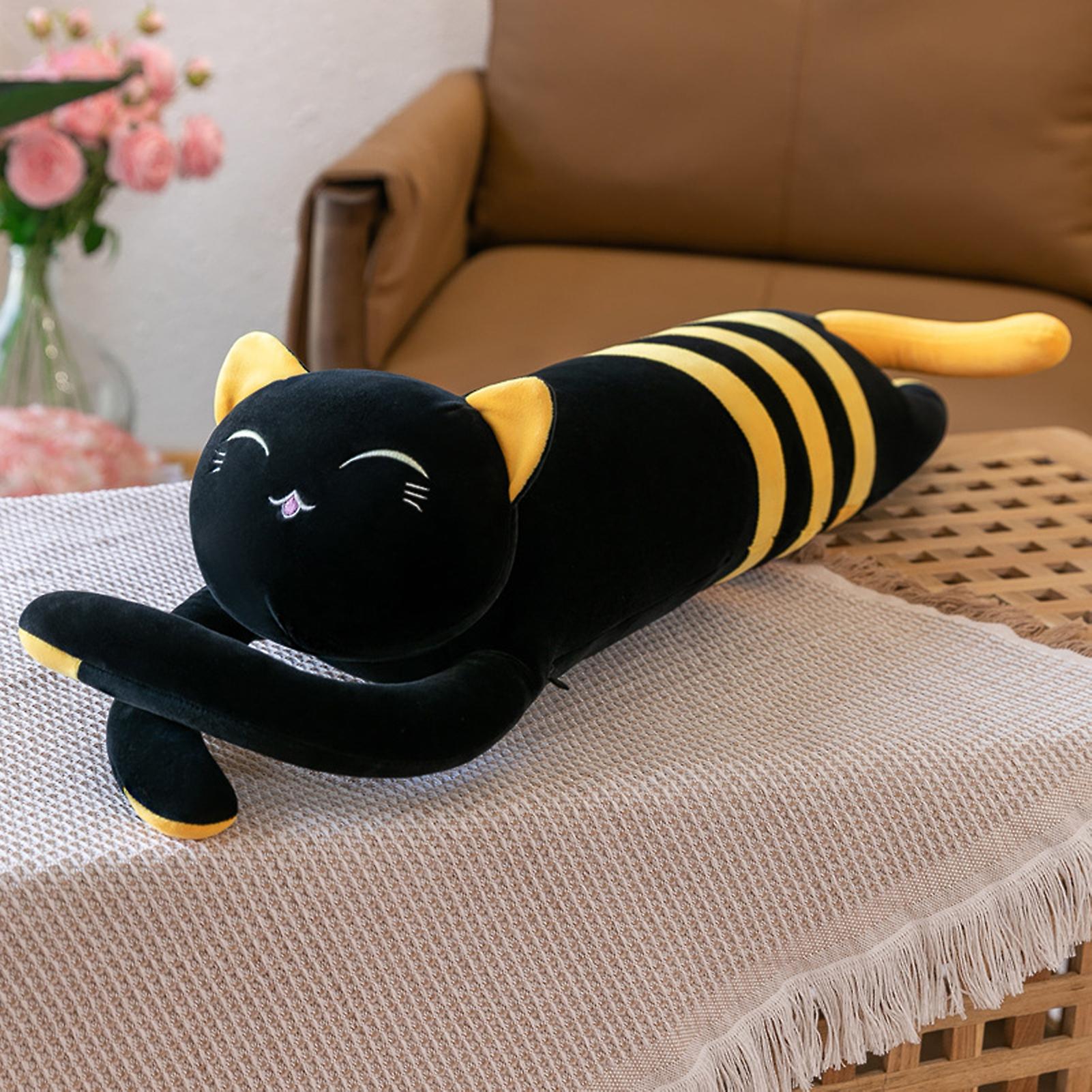 Cute Cartoon Striped Cat Plush Toy Stuffed Animal Doll Soft Comfortable Skin-friendly Plush Toy For Kids Baby Comforting Gift