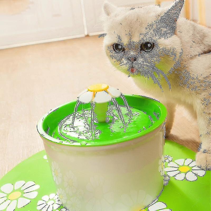 Pet Feeder 1.6l Automatic Cat And Dog Drinking Fountain Led Electric Pet Drinking Feeder