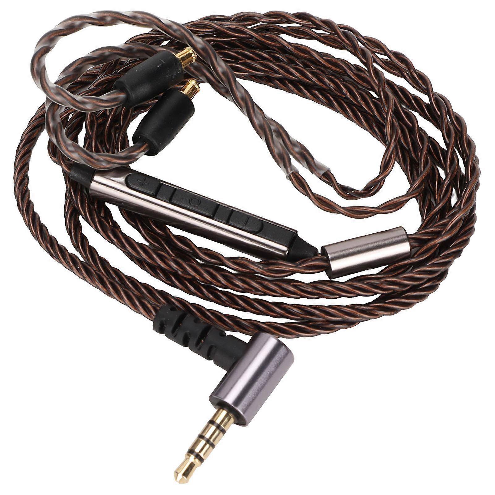 Silver Plated Copper Core Upgrade Cable For HiFi Wired Iem, Special Braiding Technique Ensures Durability And Flexibility For A2dc Interface