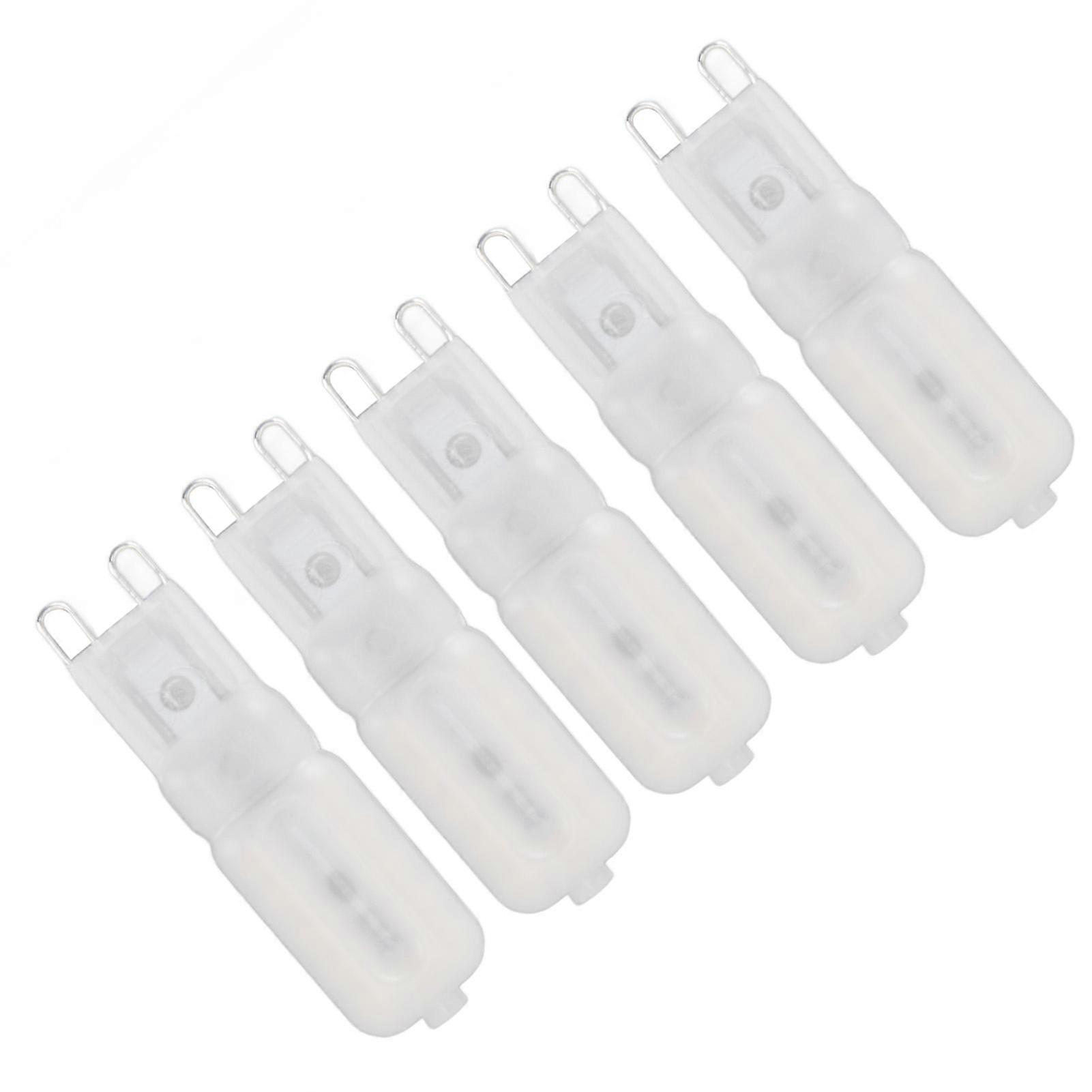 5Pcs G9 LED Bulb Brightness Dimmable High Color Rendering White Shell 22 LEDs Light Bulb for Landscape Lights AC 220V