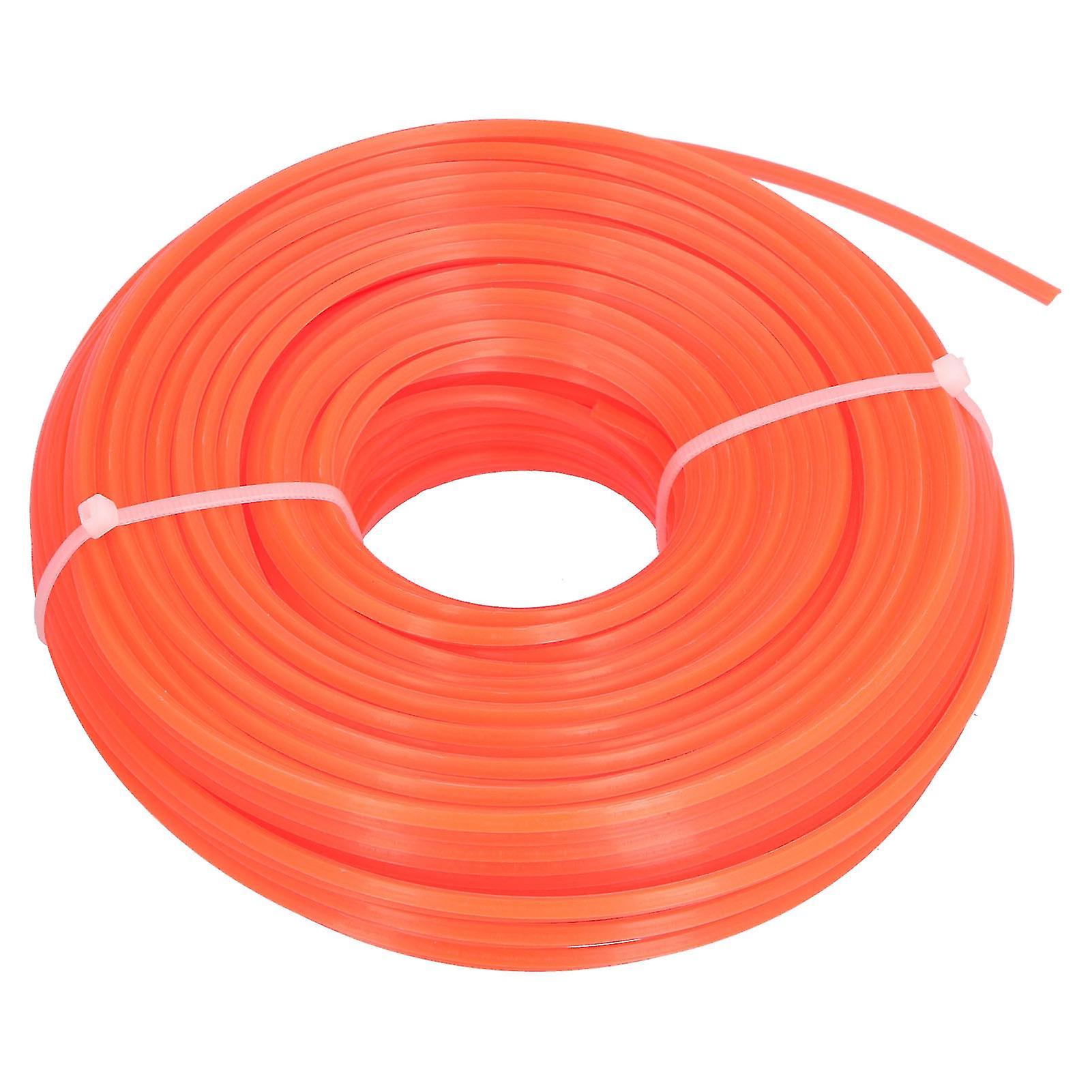 High Flexibility Red 2.7mm Quadrate Nylon Trimmer Line 461g
