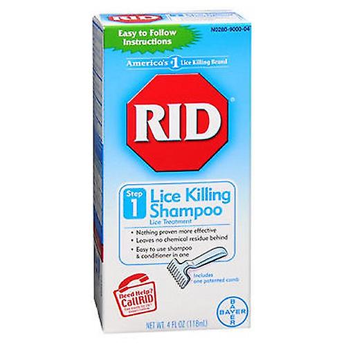 Rid Lice Killing Shampoo, 4 oz (Pack of 1)