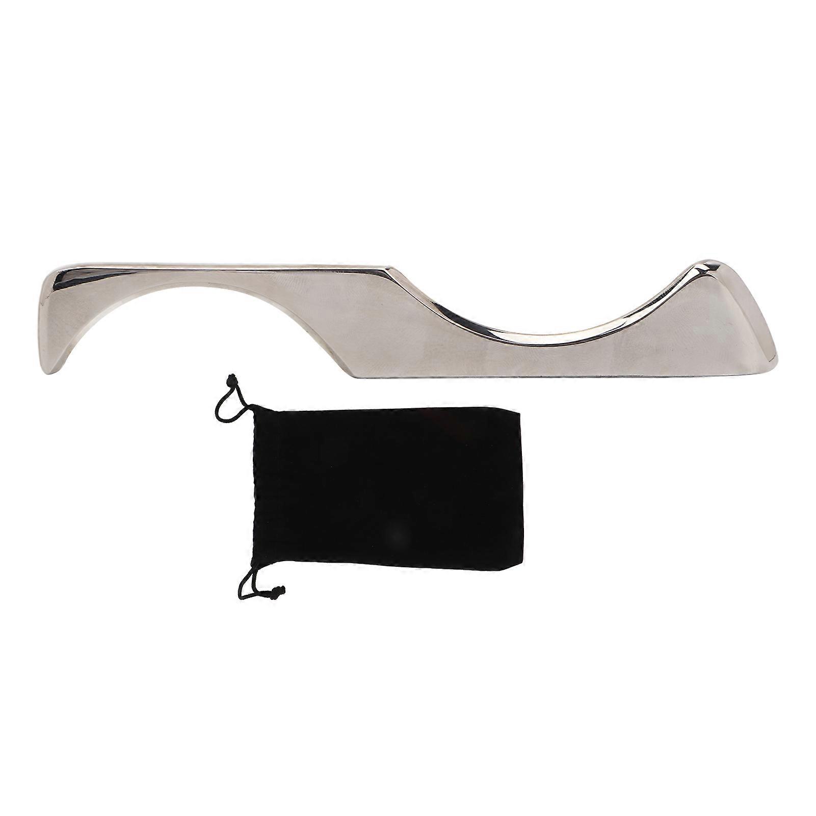 S Shape Stainless Steel Gua Sha Massage Tool