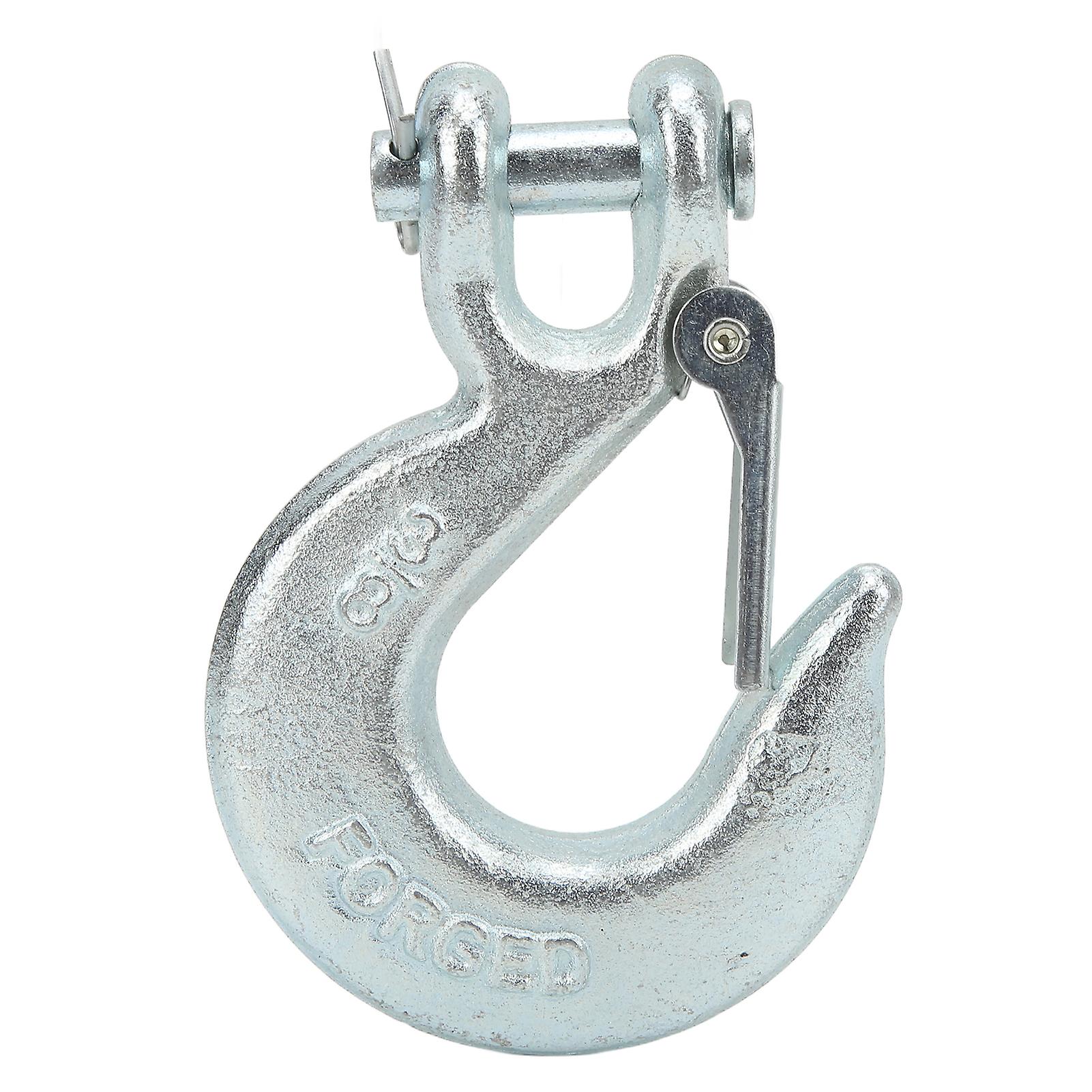 Clevis Hook,3/8in Winch Trailer Clevis Slip Hook Winch Hook Streamlined Design