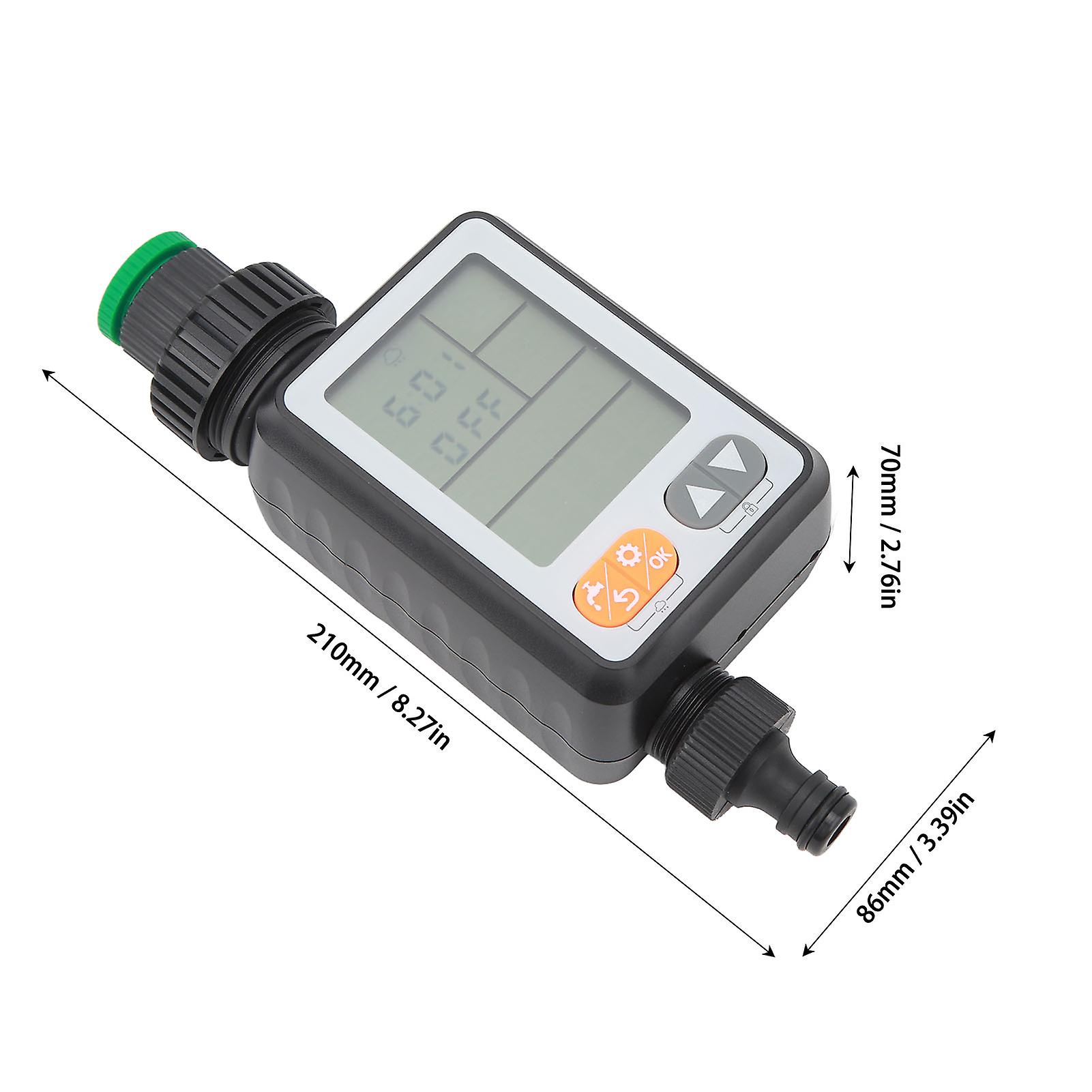 Automatic Water Timer with 3in Display, Rain Delay & Child Lock