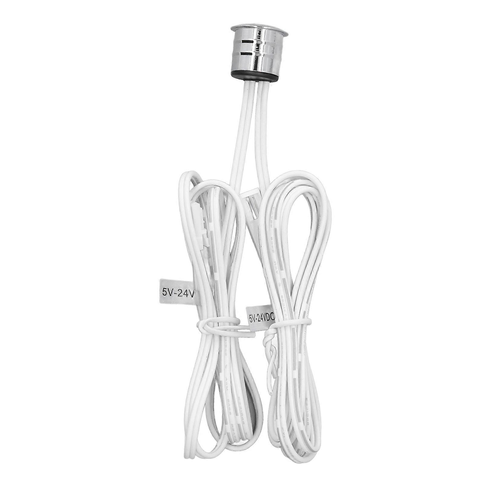 Blue LED Touch Light Switch for Cabinets, 5V-24V DC Power