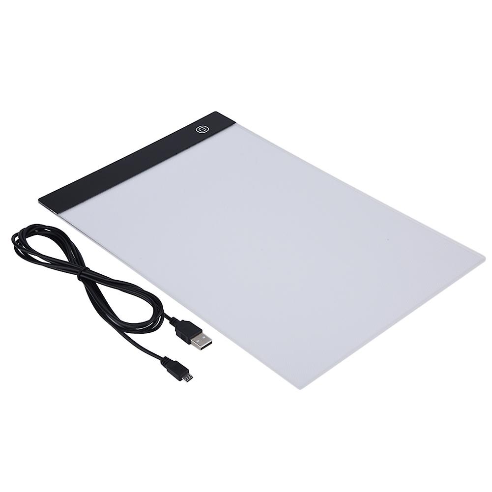 A4 USB LED Light Stencil Board Light Box Tracing Drawing Board (traploos instelbare helderheid)