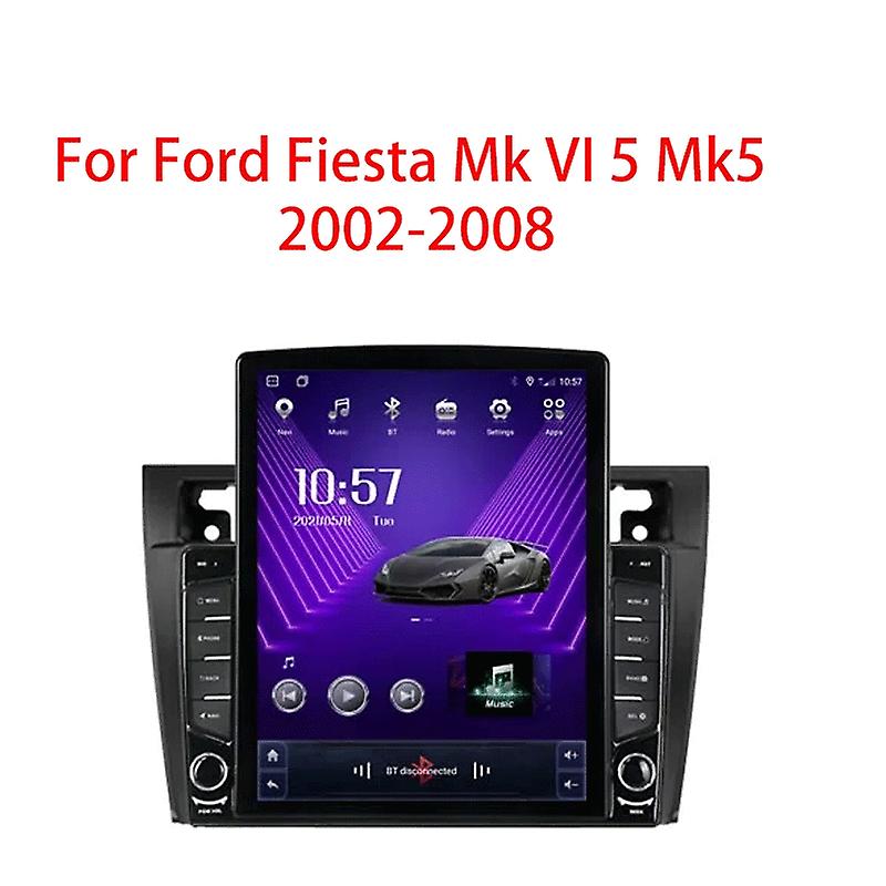 For Ford Fiesta Mk VI 5 Mk5 2002 2003 2004-2008 Tesla Type Android Car Radio Multimedia Video Player