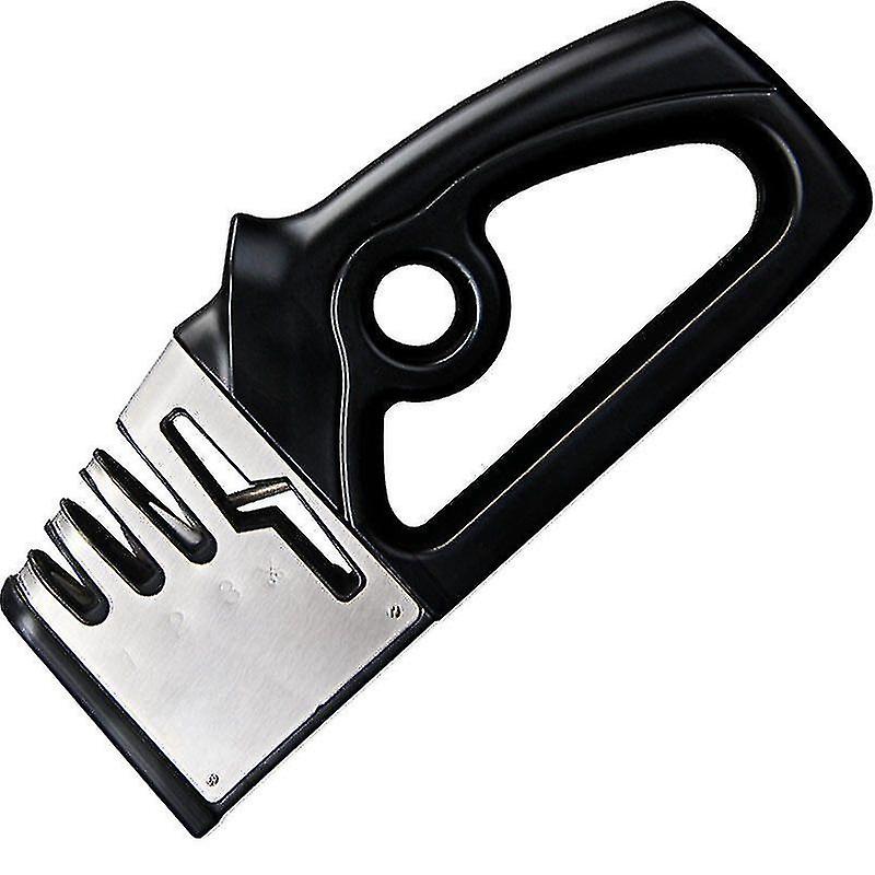 4 In 1 Kitchen Sharpener Sharpener And Scissors, Sharpener, Non-slip Sharpener
