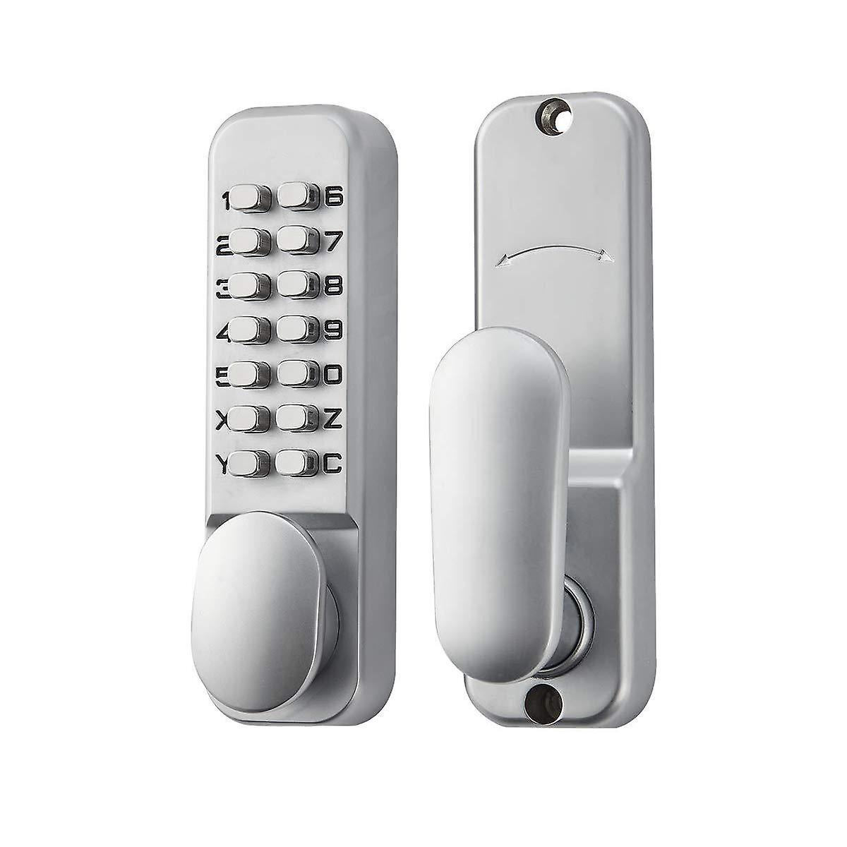 Digital Code Lock Door Lock - Weather Resistant KeyPad Combination Key Coded Button Lock