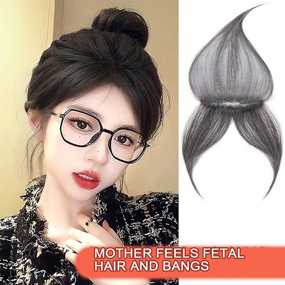 Bangs wig piece Forehead traceless invisible hairline wig