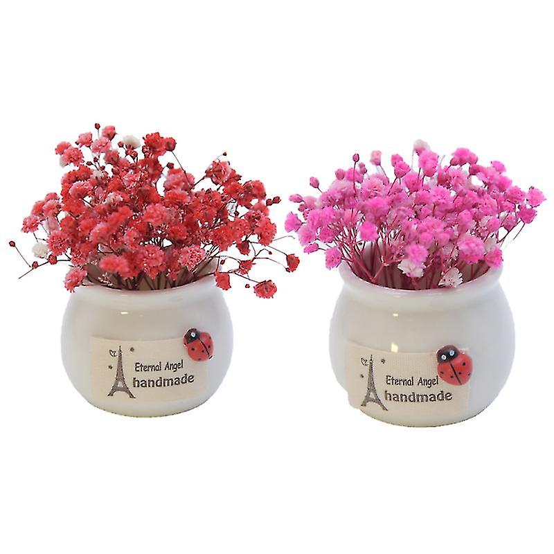 2pcs Gypsophila Adornment For Car