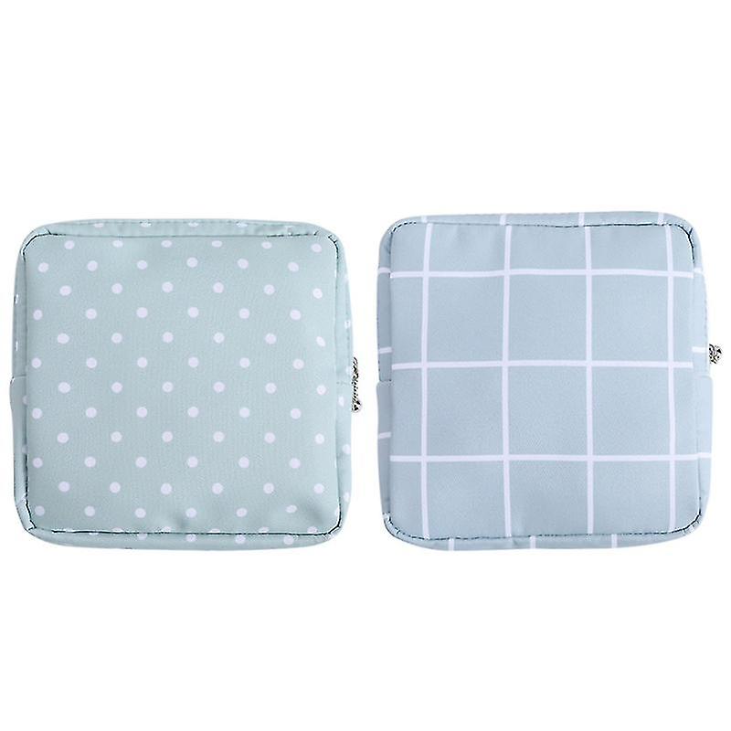 2pcs Zippered Diaper Pouch
