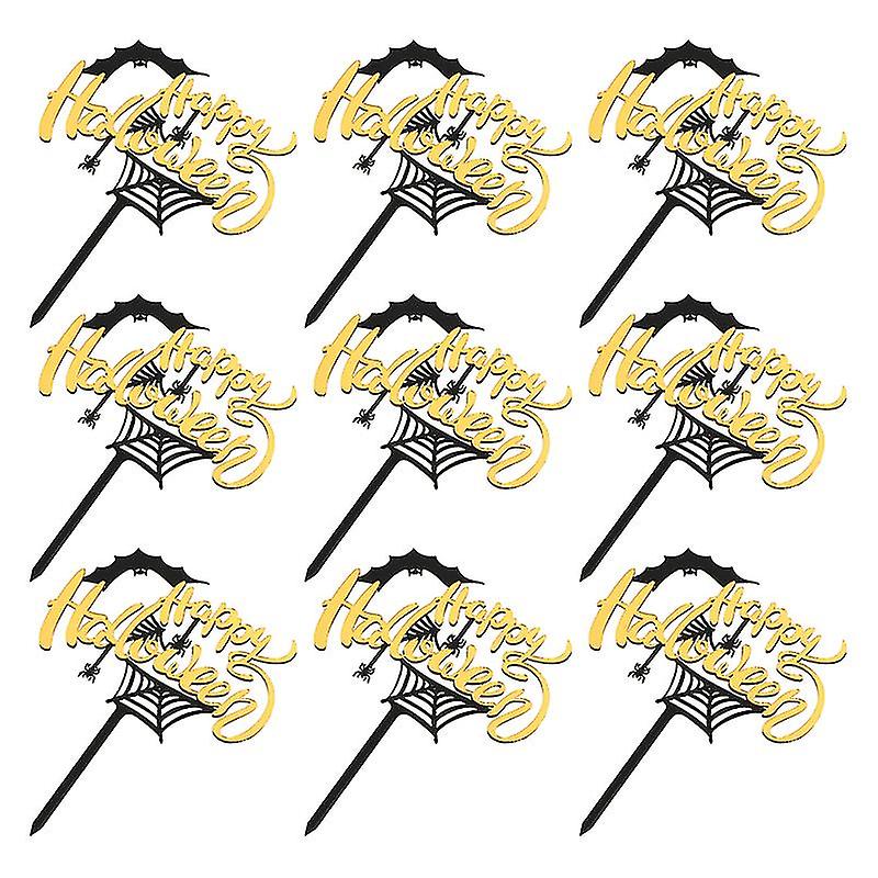 10pcs Cake Topper For Halloween Decor