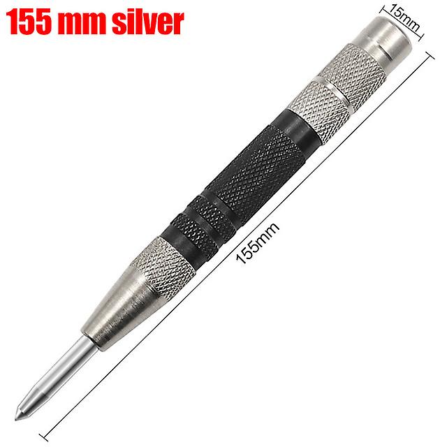Universal Automatic Center Punch Woodworking Adjustable Spring Metal Drill Hand Tool