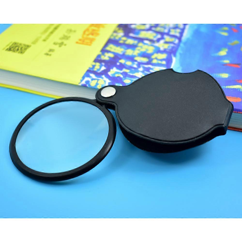 Pocket Magnifier, 10X Mini Folding Reading Magnifier 60mm