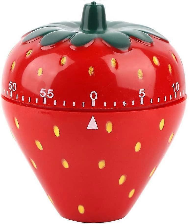Kitchen Timer, Strawberry Shaped 60 Minutes Kitchen Timer Mechanical Time Reminder Timer Wake Up Kitchen Accessorie