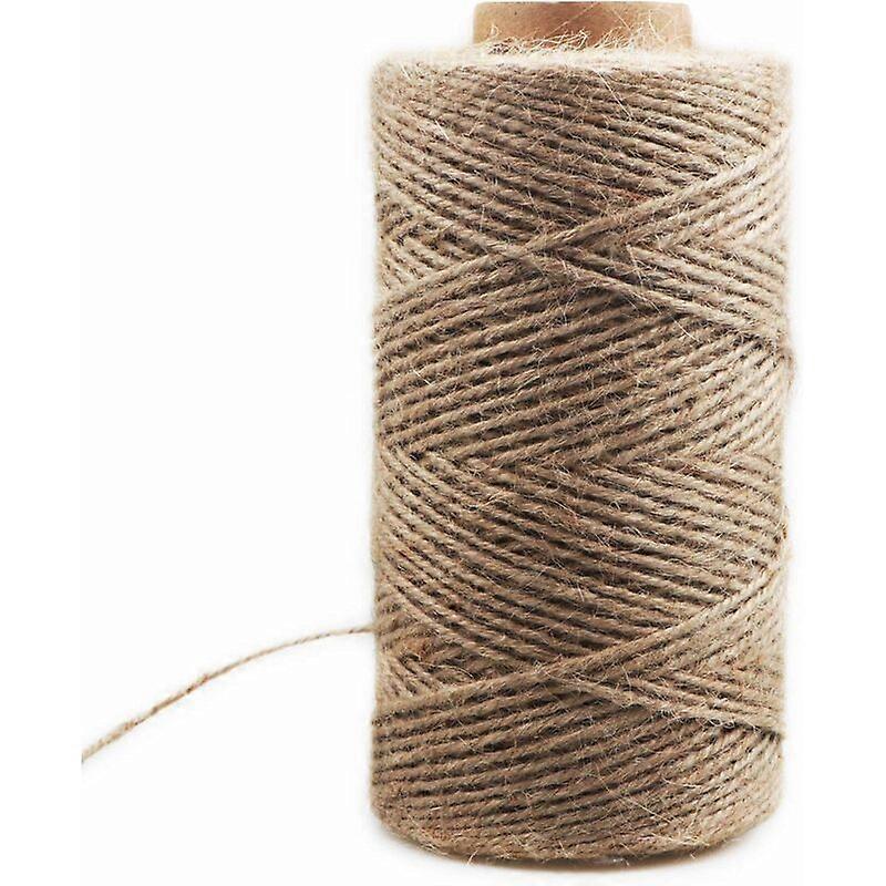 Decorative hemp rope 2mm (200M decorative hemp rope sisal rope thickness retro jute rope handmade DIY tag rope lighting hemp rope-