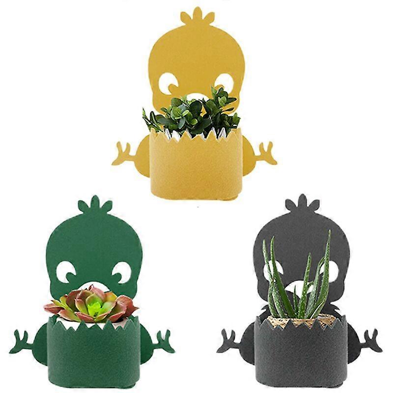 Creative Felt Flower Pots Mini Succulent Plants Pot Container Planter Pouch