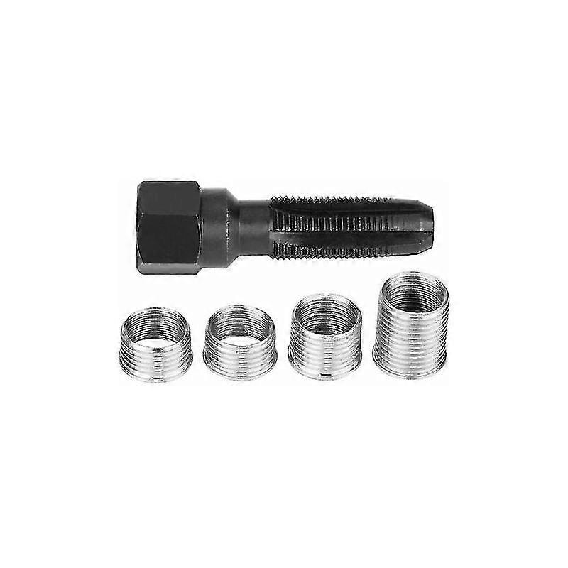 Spark Plug Thread Kit, 5 Pcs 14mm Spark Plug Thread Repair Kit