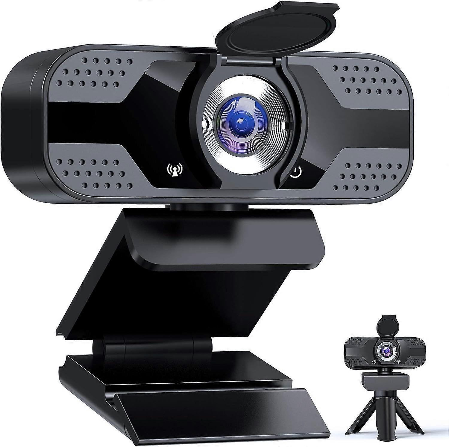 Webcam 1080P Full HD con microfono, Webcam Web USB con microfono, Webcam per PC e portatile, Web Camera per video, Studi e video