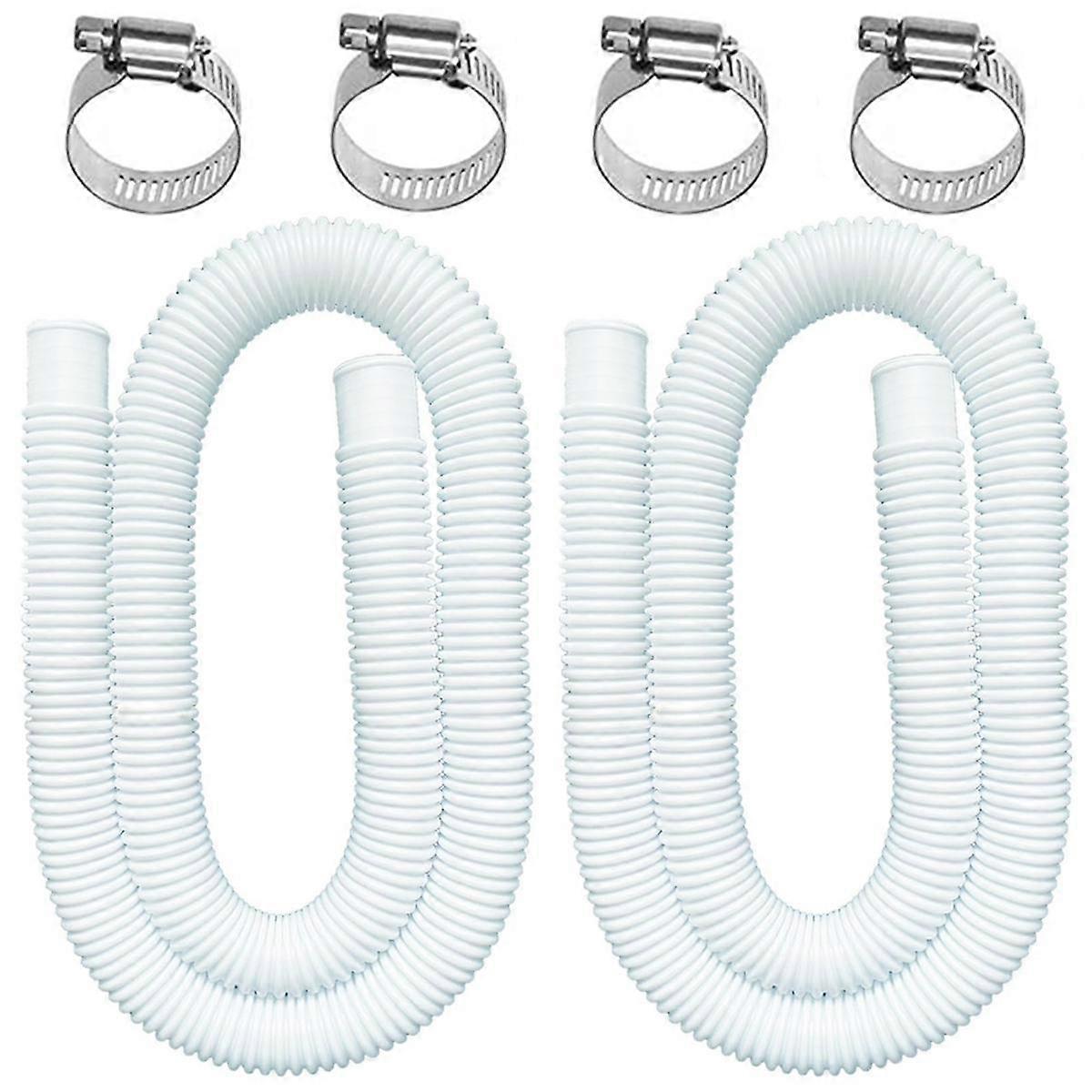 1.5in Pool Hoses for Above Ground Pools, 1.5in Diameter Pool Pump Replacement Hose 5 Filter Pump Hoses for Intex 28337EH