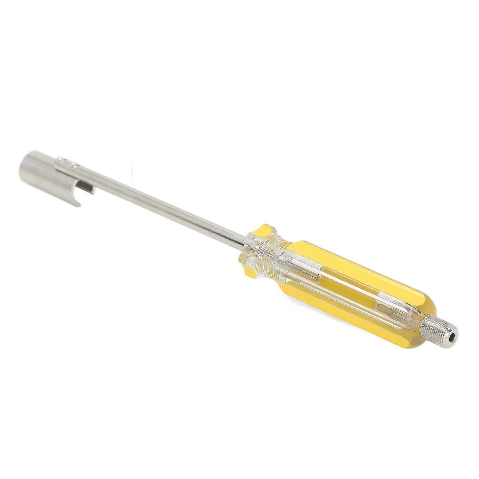 F Head Puller Screwdriver Yellow Handle Ergonomic Robust Bnc Puller F Head Remover Screwdriver