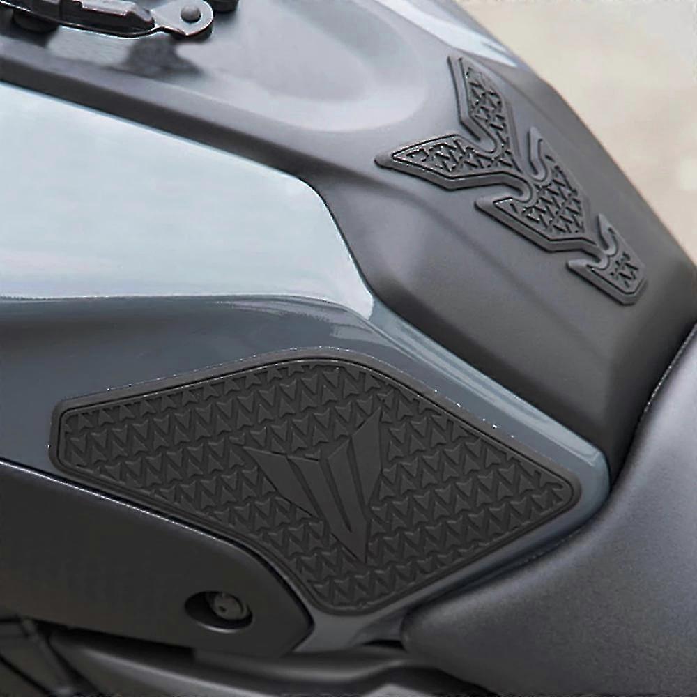 Non-Slip Fuel Tank Knee Pads For Honda CB400X CB500X Motorcycles - Black Rubber Protective Stickers