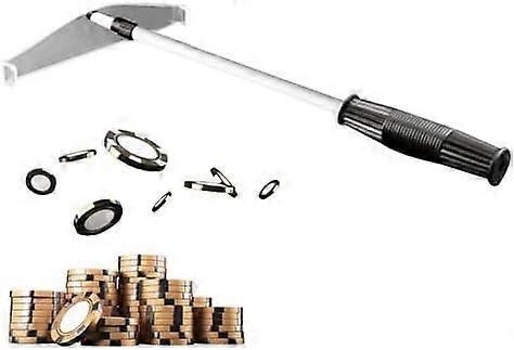 Telescopic Poker Chip Rake, Push Stick for Poker Chips, Acrylic Rake Tool for Easy Chip Management