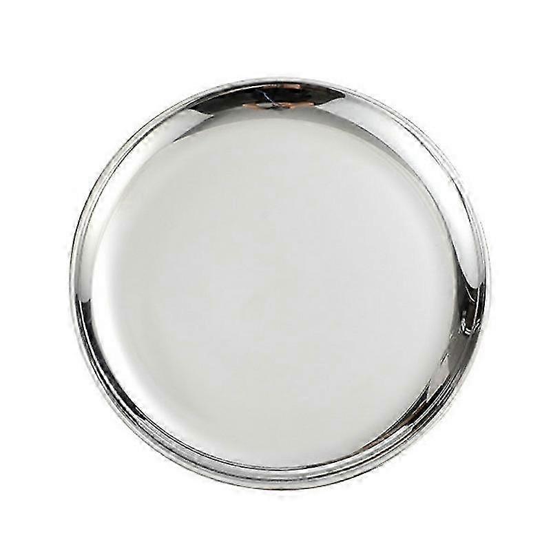 Round Plate, Diameter: 20cm, Style: Silver
