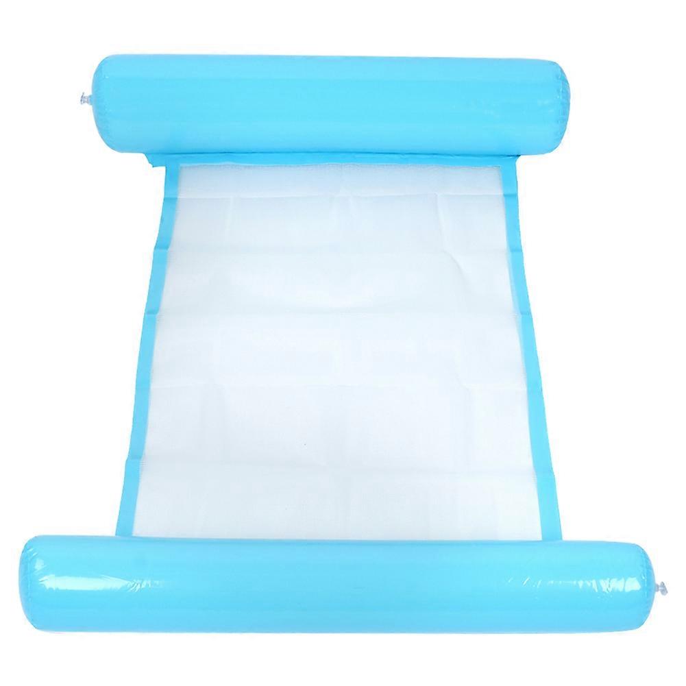 Sky Blue PVC Colorful Inflatable Folding Swimming Pool Float Bed Floating Water Party Toy