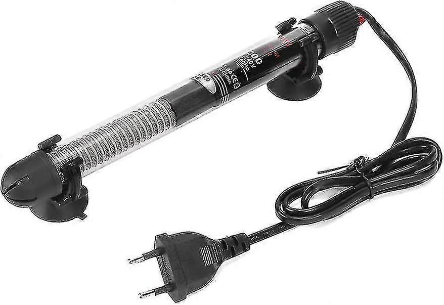 Barsinfi Aquarium Heating Rod, 100w Glass Fish Tank Submersible Heater Automatic Constant Temperature Heating Rod With Temperature Control Range(eu Pl