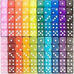 Vintage Assorted Dice, 100-pack